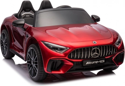 Elektriskā bērnu mašīnīte MERCEDES-AMG SL63, sarkanā lakā