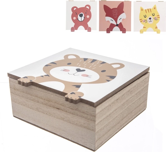 Bērnu uzkodu kārbiņa no plastmasas 15 × 15 × 7 cm (motīvu mikss)