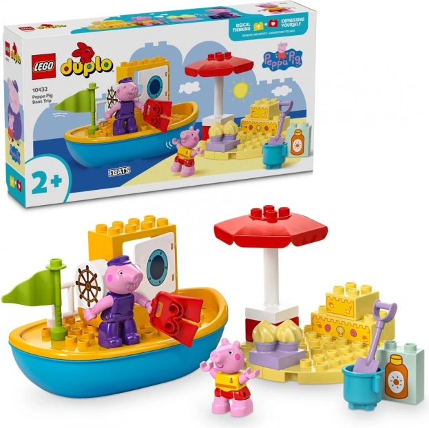 LEGO® DUPLO® 10432 Cūciņa Pepa un izbrauciens ar laivu