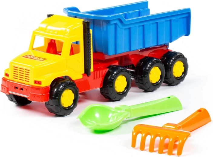 Shovel and rake for sand play