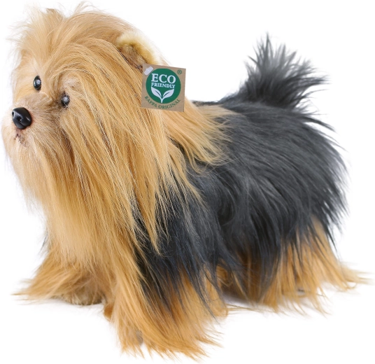 Eco-Friendly Plush Standing Yorkshire Terrier 30 cm