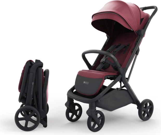 Sporta ratiņi KINDERKRAFT SELECT NUBI 3 – Tumši rubīnsarkana