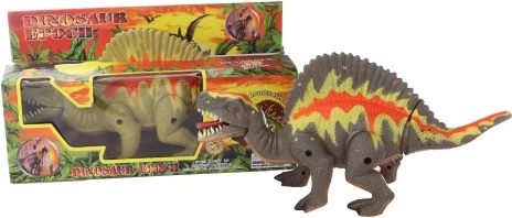 Staigājošs dinozaurs ar gaismām un skaņām, 33 cm
