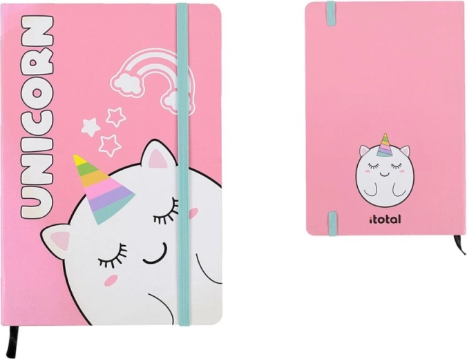 A5 Hardcover Notebook with Unicorn