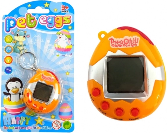 Tamagotchi olā – elektroniskais mājdzīvnieks, oranžs