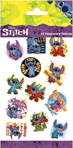 Pagaidu tetovējumi STITCH bērniem