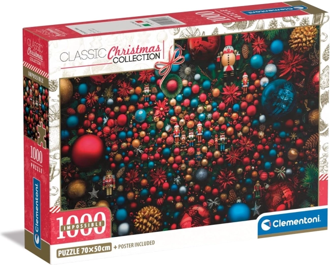 Puzle CLEMENTONI Impossible Ziemassvētki 1000 gabaliņi