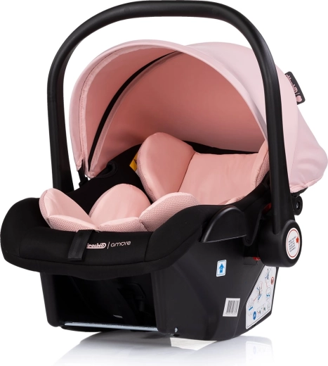 Chipolino autokrēsliņš Amore i-Size 40–87 cm powder pink