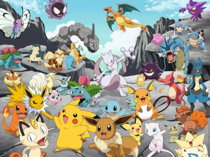 Puzle 1500 gab. Pokemon Classic