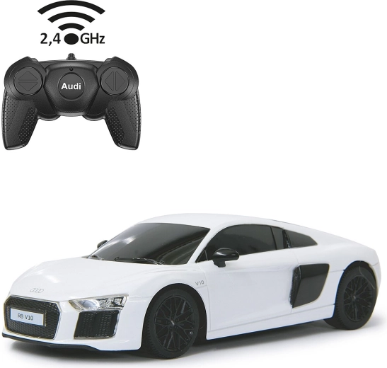 Jamara Audi R8 2015 RC automašīna 1:24, balta, 2,4 GHz
