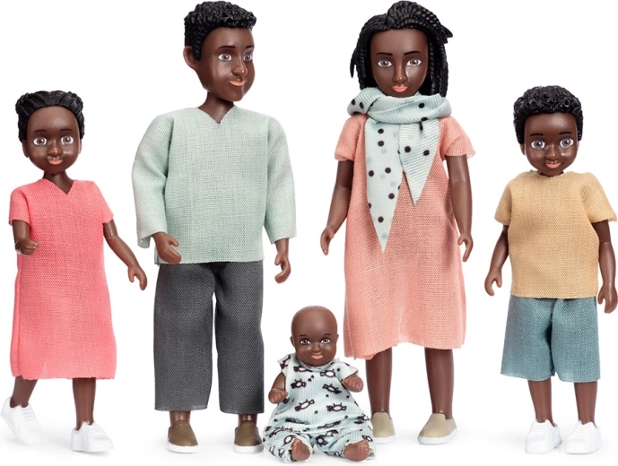 Lundby leļļu mājiņai paredzēts Billijas ģimenes leļļu komplekts