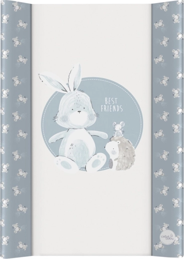 Ceba Baby pārtinamais paliktnis ar cietu pamatni Basic Friends 50 × 70 cm