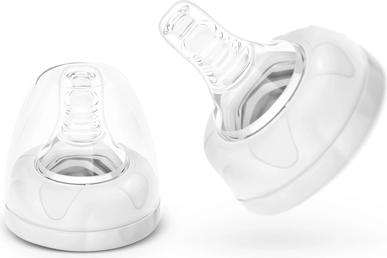 Dynamic teat for natural feeding
