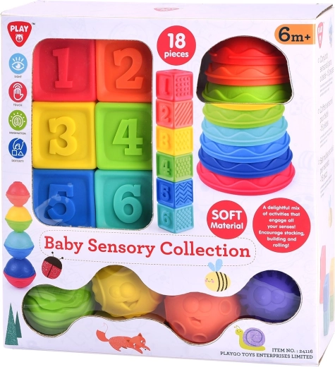 PlayGo Baby Sensory Collection - 18 Pieces