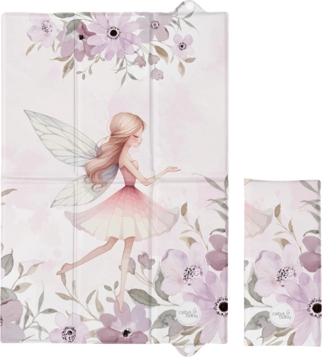 Ceba Baby ceļojumu pārtinamais paliktnis Basic Meadow Fairy 60 × 40 cm