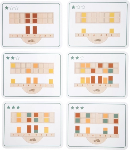 Task cards with difficulty levels