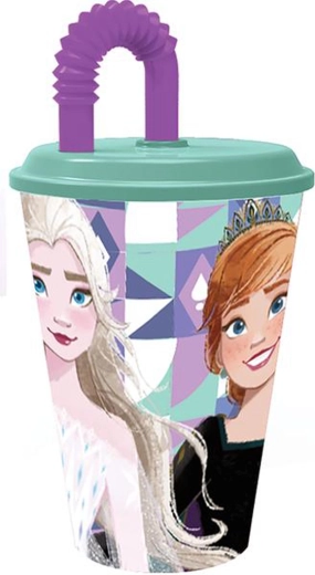 Frozen straw cup 430 ml plastic