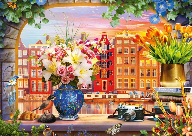 Puzzle Visit to Amsterdam 1000 Pieces