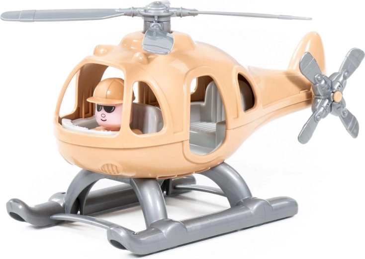 Pilot in the cockpit and open windows for more detail