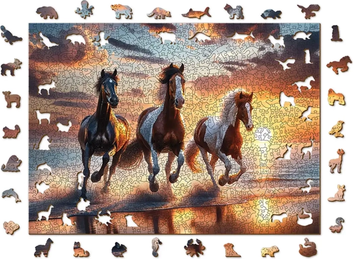 Magical wild horse design