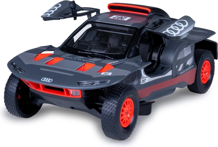 Kolekcionējams metāla Audi RS Q e-tron modelis mērogā 1:24, pelēks