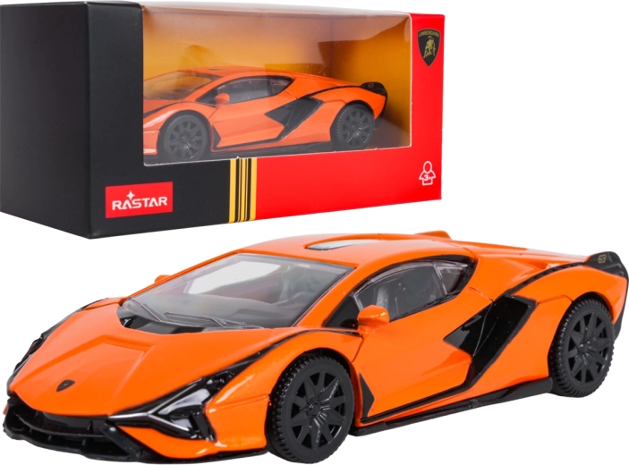 Metal Lamborghini Sián model by RASTAR in 1:43 scale – Orange