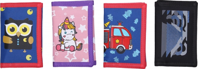 Maciņš ar līplenti 12,5 × 25 cm – motīvu mikss