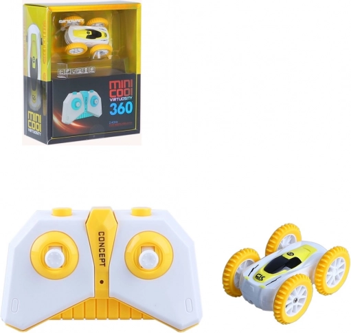 Kaskadieru RC mini auto dzeltena