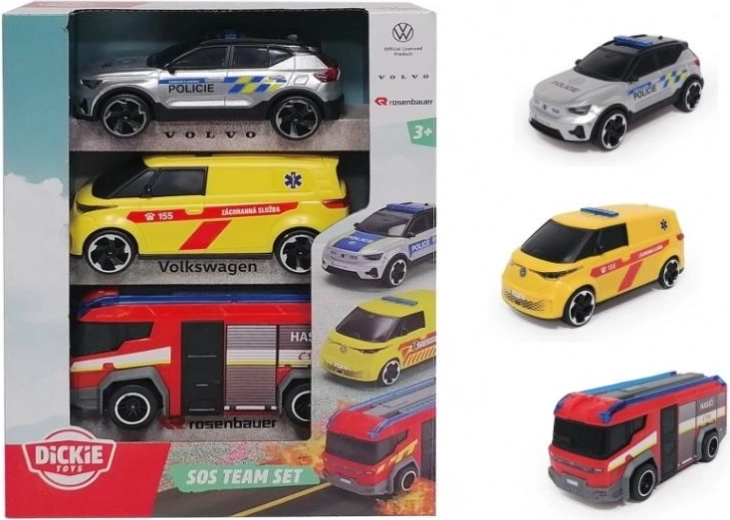 Glābšanas transportlīdzekļu komplekts SOS – 3 gab., čehu versija