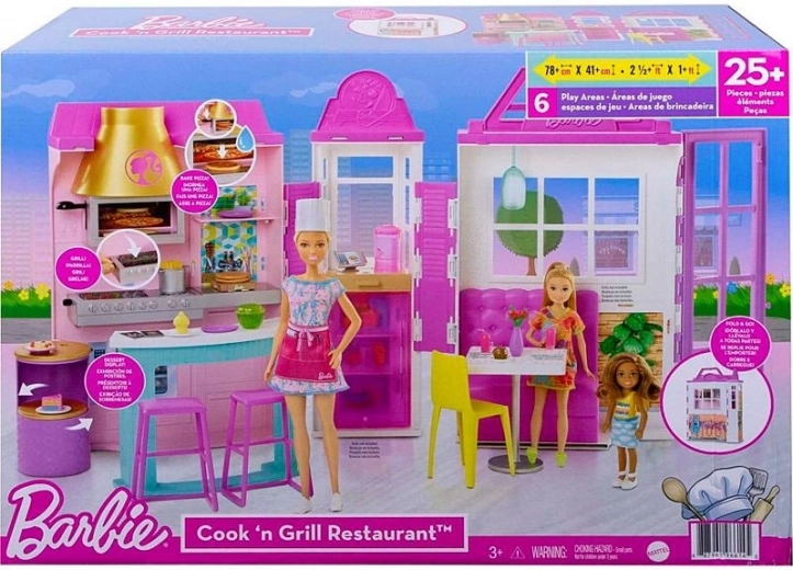 Barbie restorāns ar piederumiem