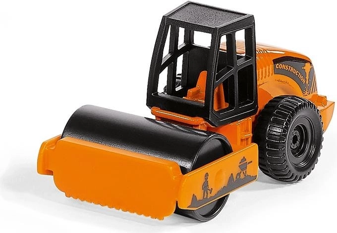 Road roller with sturdy construction