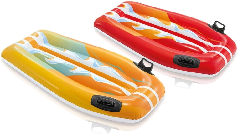 Piepūšamais peldēšanas dēlis 112 × 62 cm Intex – sarkans