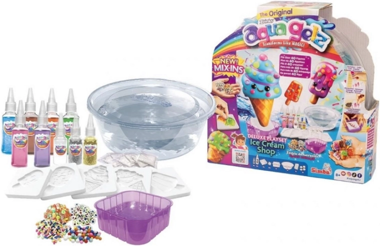 Aqua Gelz radošais komplekts “Saldējumu kafejnīca”