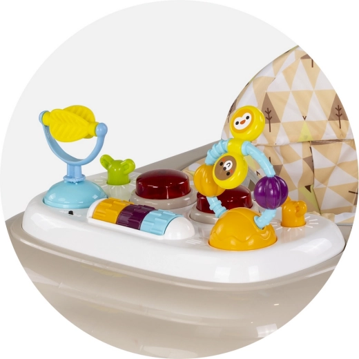 Interaktīvs spēļu panelis ar gaismām un melodijām