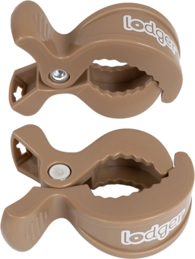 Lodger swaddle clip bēšas - 2 gabali
