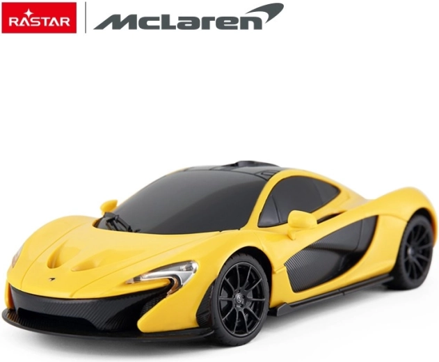 Rastar McLaren P1 RC auto ar tālvadību 1:24 dzeltena - 1 gab.
