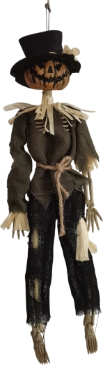 Party Decoration Skeleton Pumpkin in a Dress