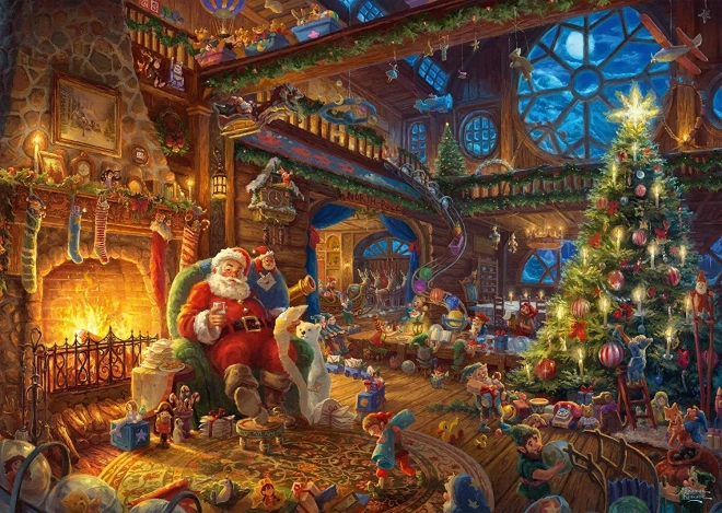 Puzzle Santaklausa darbnīca 1000 gabalu SCHMIDT