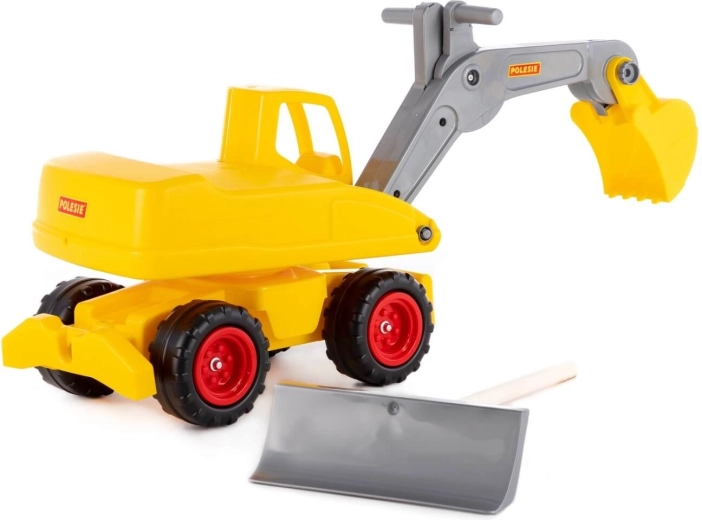 Detachable plow for surface leveling