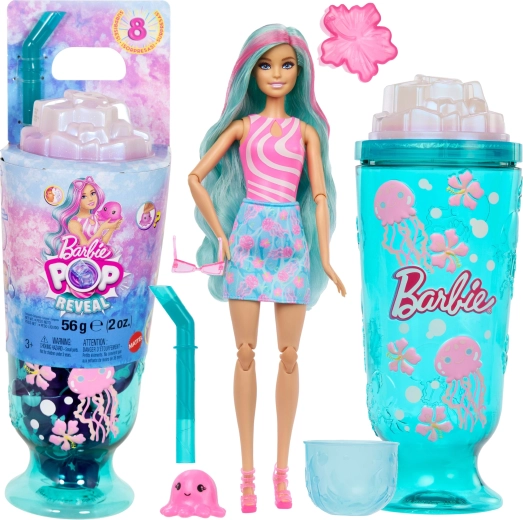 Barbie Pop Reveal Underwater World – doll with 8 surprises
