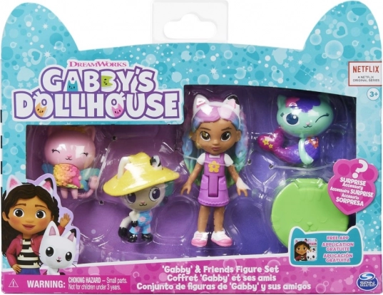 Gabby’s Dollhouse – dāvanu komplekts ar Gabby un draugu figūriņām