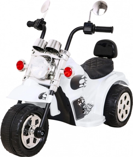 Elektriska bērnu motocikls Hot Chopper – Balta