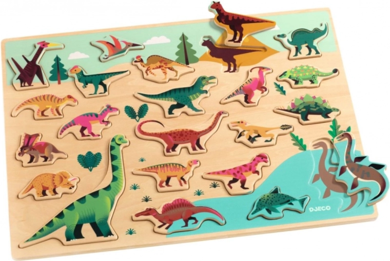 Djeco koka puzle dinozauri