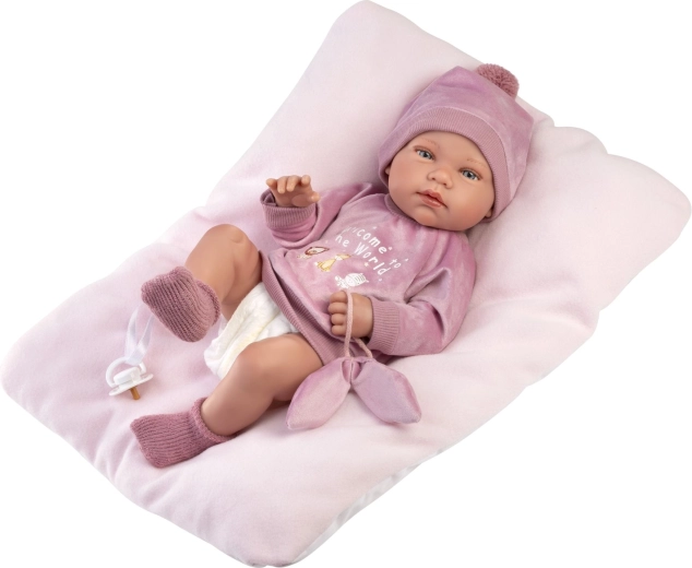 Llorens New Born jaundzimušā meitenīte – reālistiska lelle mazulis 43 cm