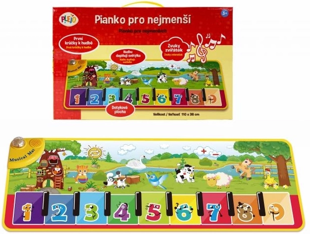 Plejo grīdas klavieres bērniem