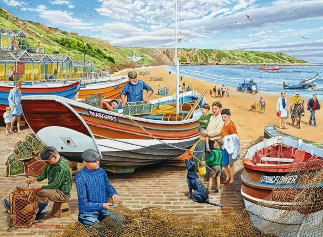 Ravensburger Puzzle Happy Days at Work: Fishermen 500 pieces
