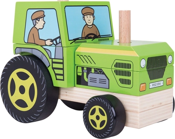 Koka uzmaucamais traktors BIGJIGS