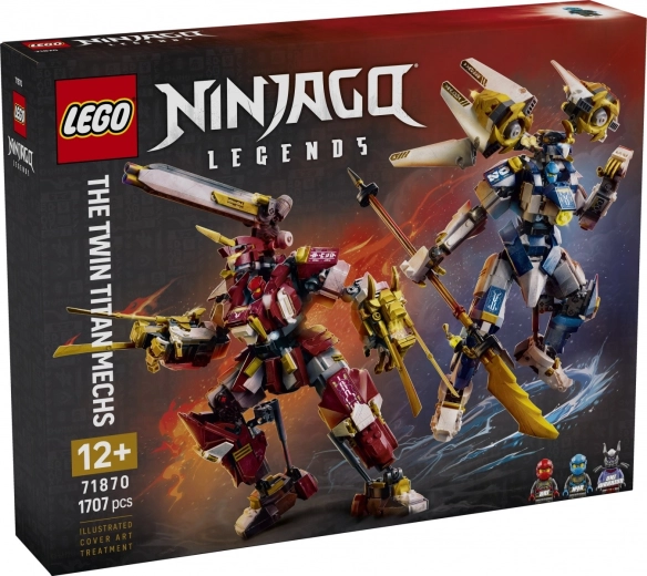 LEGO NINJAGO Legends Titan Mech Duo Up Close