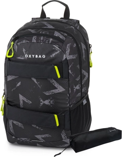 Student backpack with pencil case OXYBAG Oxy Sport Abstract, 24 l