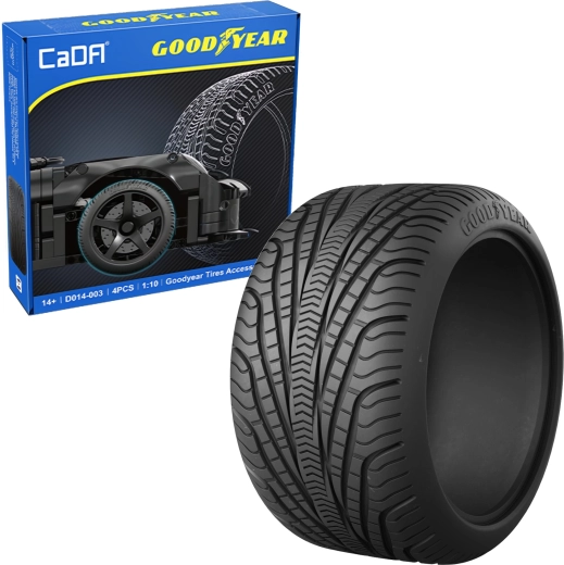 Cada set of licensed GOODYEAR tires 1:10 for RC and static models, 4 pcs